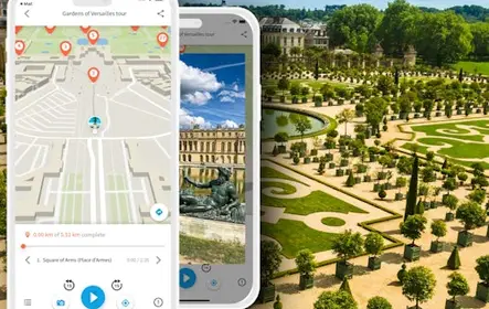 Jardines de Versalles: aplicación de audioguía de TouringBee