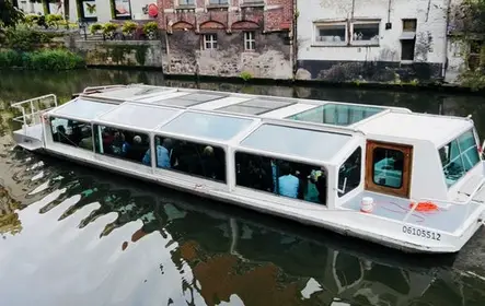 Passeio de barco guiado pela histórica Ghent