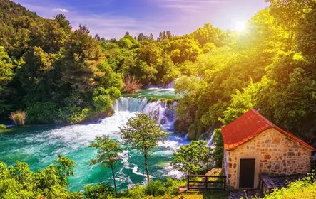 Excursão privada às cachoeiras de Krka saindo de Trogir
